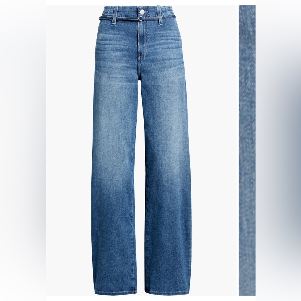 Kora Belted Straight Leg Jeans